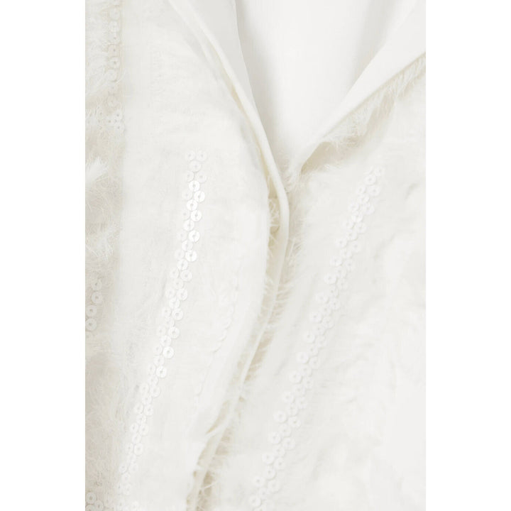 Silk Chiffon Embellished Top