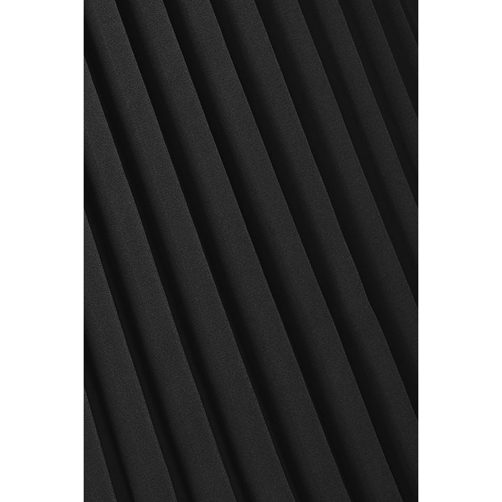 SemSem Plissé-Satin Wide-Leg Pants.
