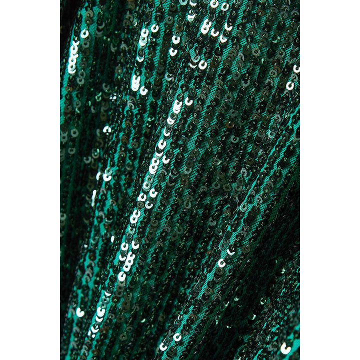 SemSem Sequin Stretch-Tulle Top.
