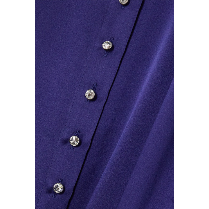 SemSem Embellished silk-satin kaftan.