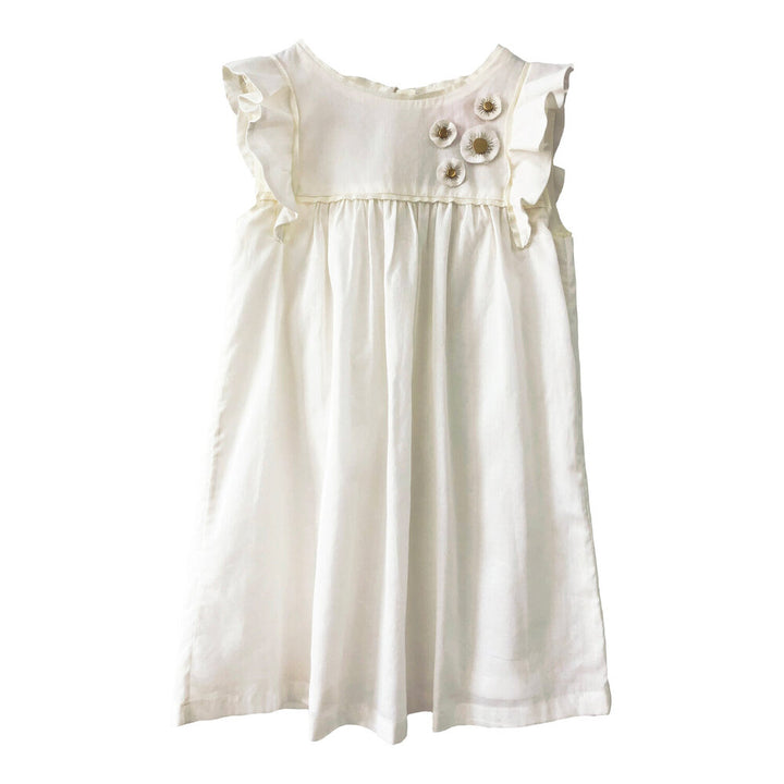 Girls Malak Dress - Egret