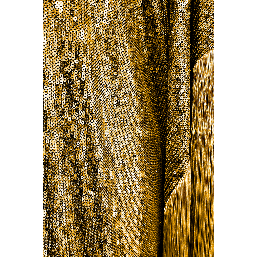 Metallic Sequin Kaftan - Gold SemSem Metallic Sequin Kaftan - Gold SemSem