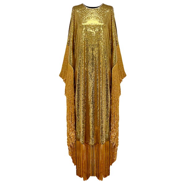 Metallic Sequin Kaftan