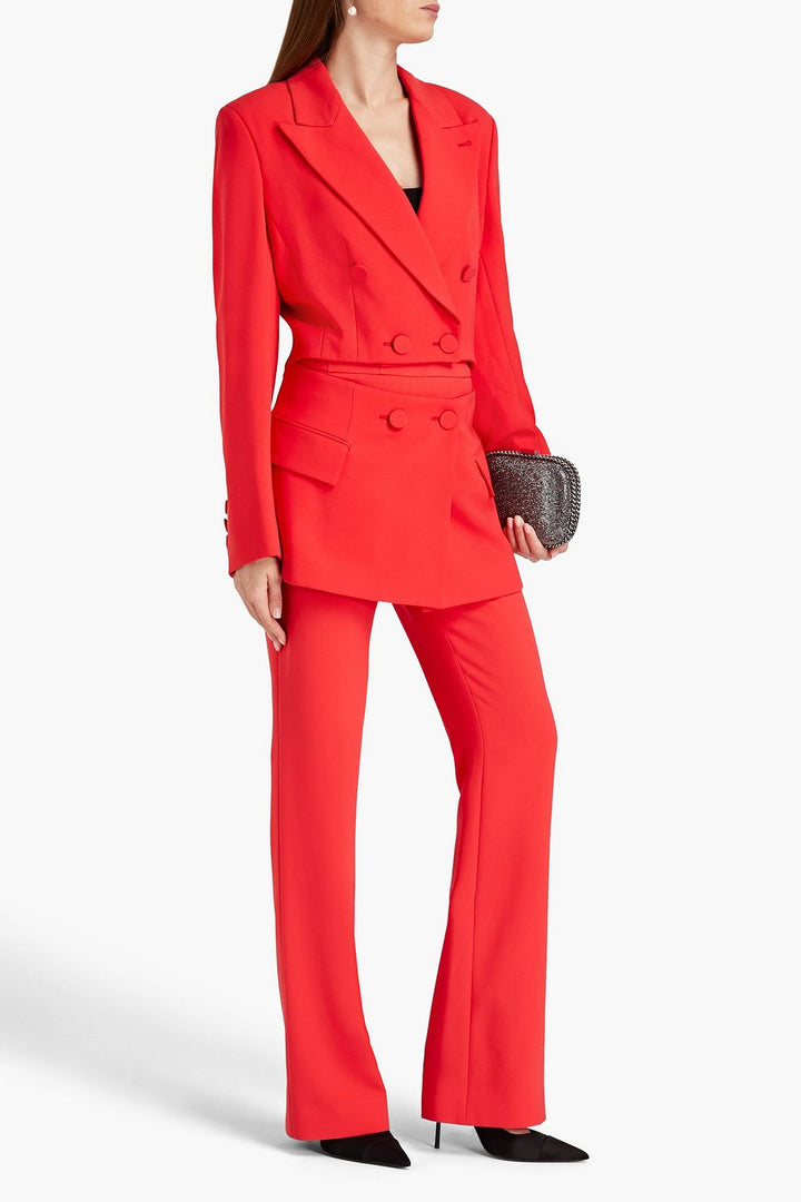 Cut-Away Peplum Blazer