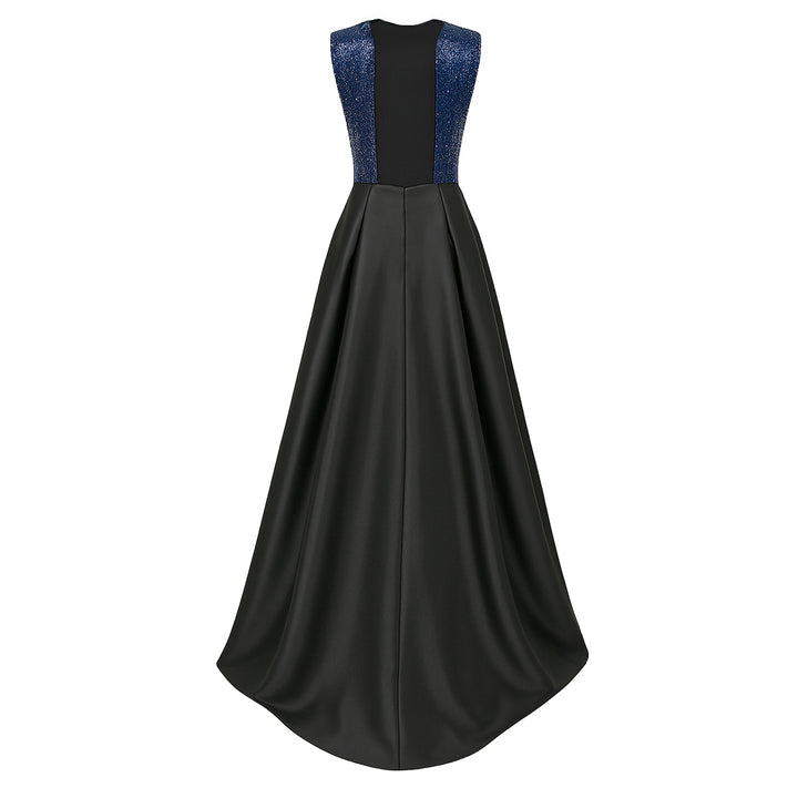 Sequin and Faille Gown