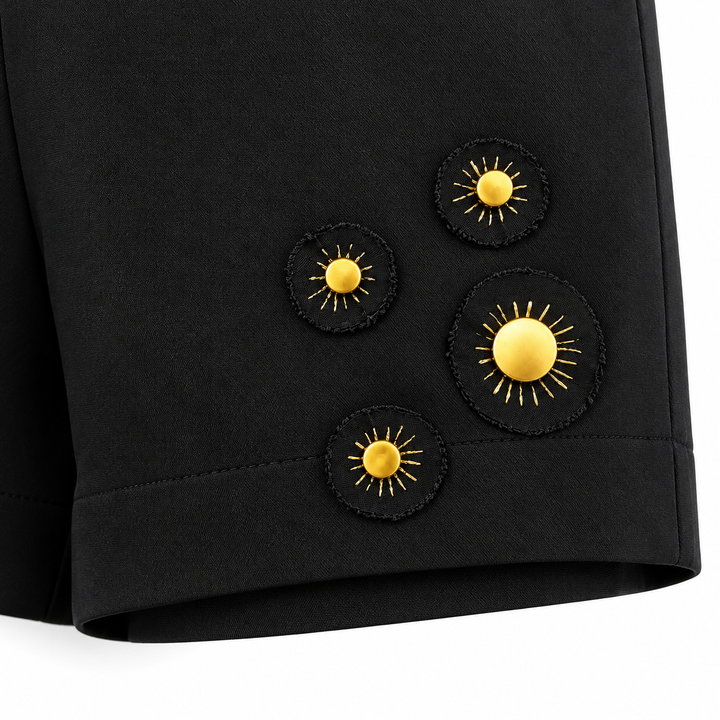 Girls Malak Shorts - Meteorite