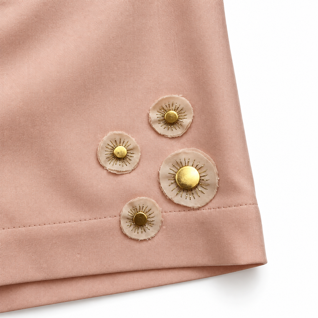 Girls Malak Shorts - Pale Blush