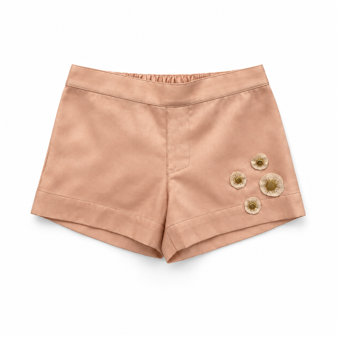 Girls Malak Shorts - Pale Blush