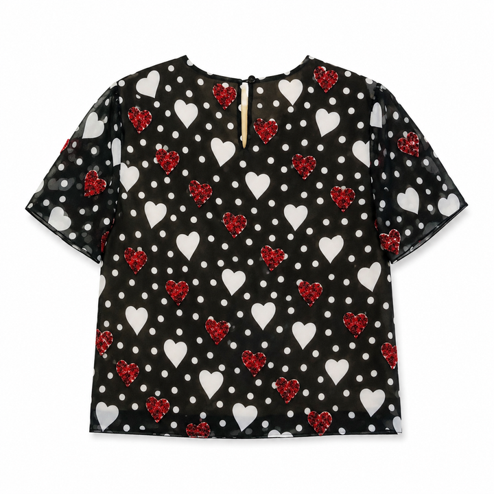 Girls Gharam Beaded Top
