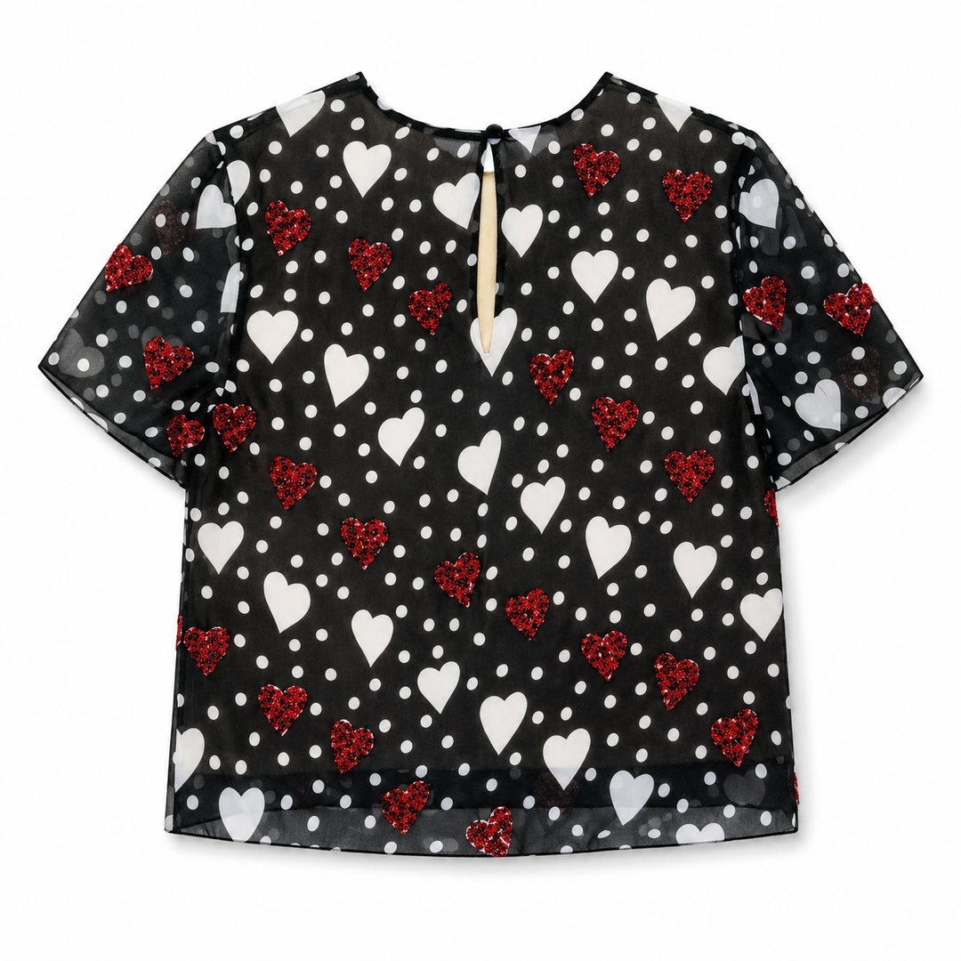 Girls Gharam Beaded Top