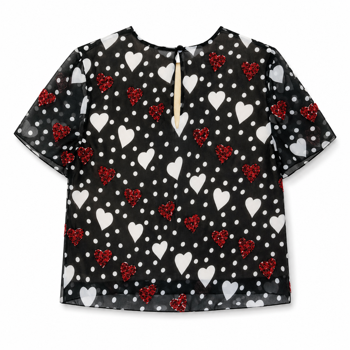 Girls Gharam Beaded Top