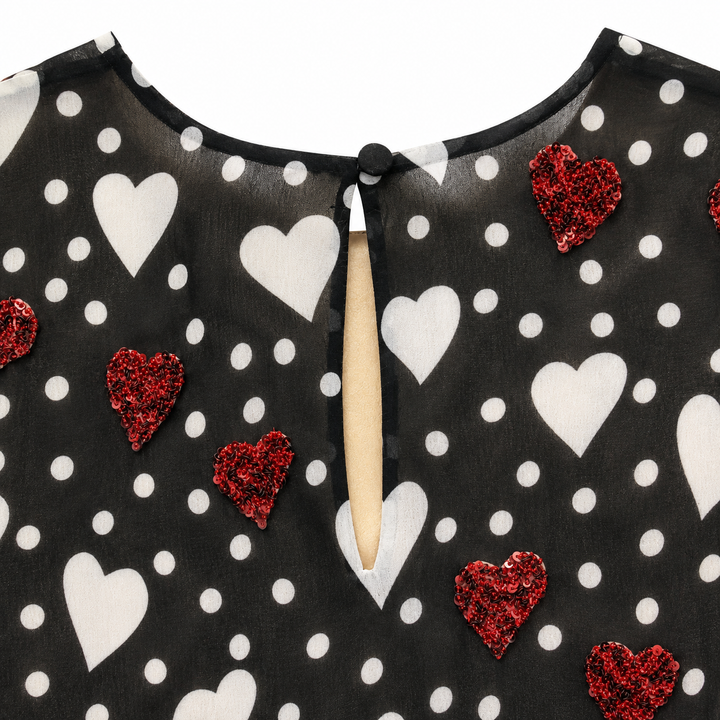 Girls Gharam Beaded Top