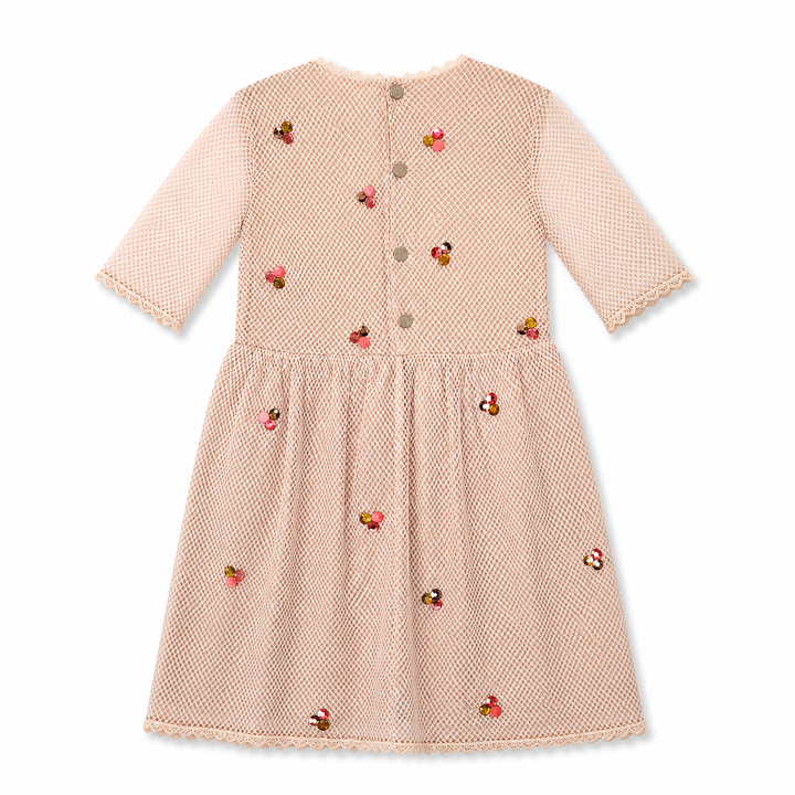 Girls Hend Dress- Blush
