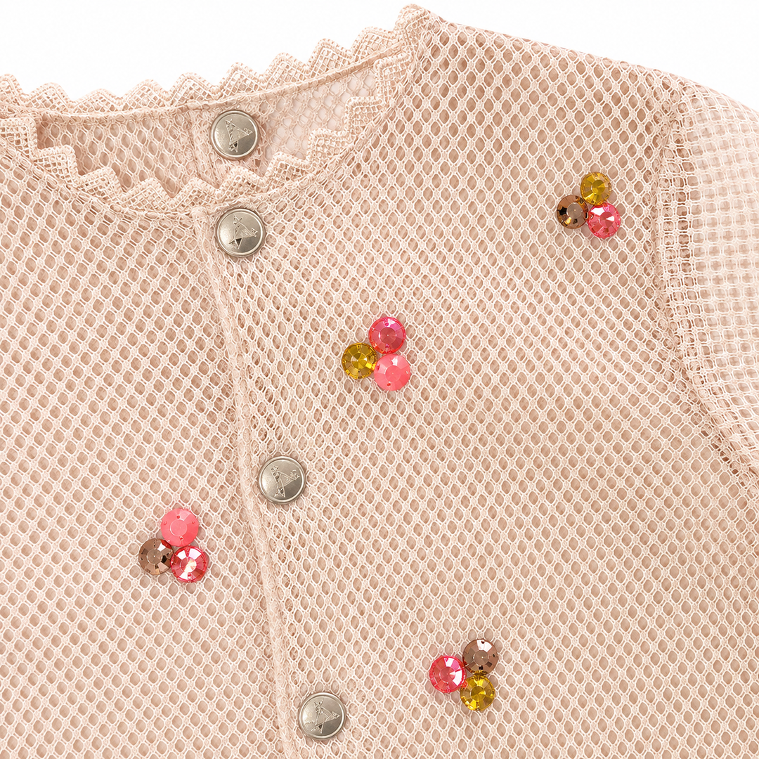 Girls Hend Dress- Blush