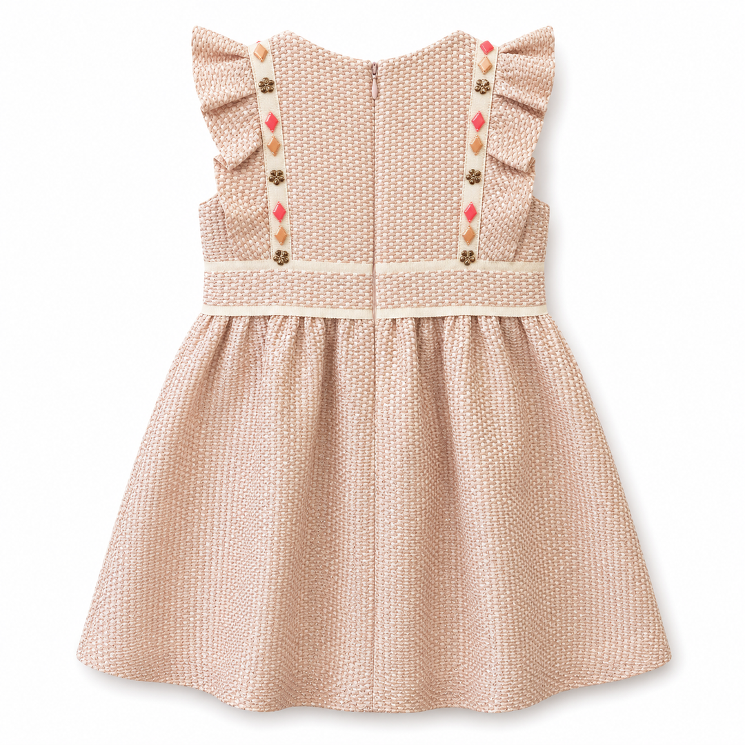 Girls Huma Dress - Blush