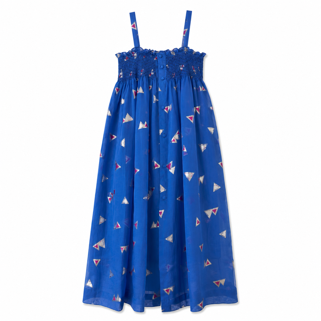 Girls Jamila Long Dress - Palace Blue