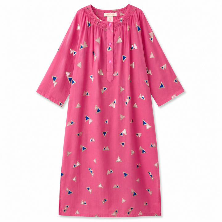 Girls Jamila Long Kaftan - Pink