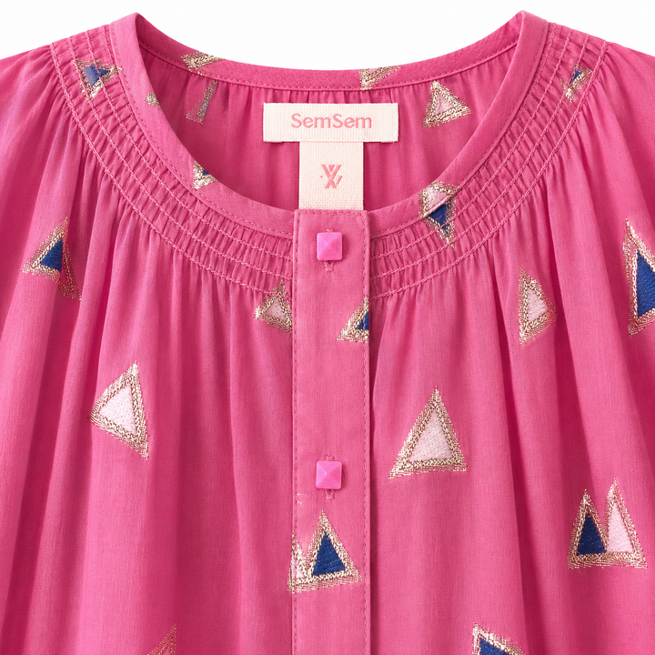 Girls Jamila Long Kaftan - Pink