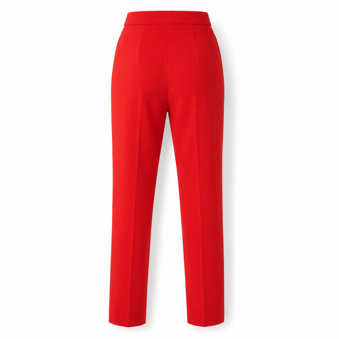 Camille Cigarette Pant - Red