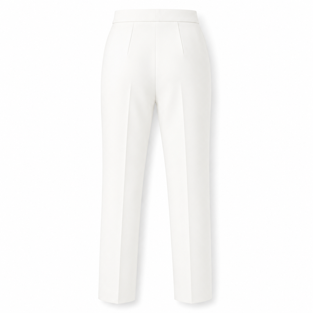 Camille Cigarette Pant - White