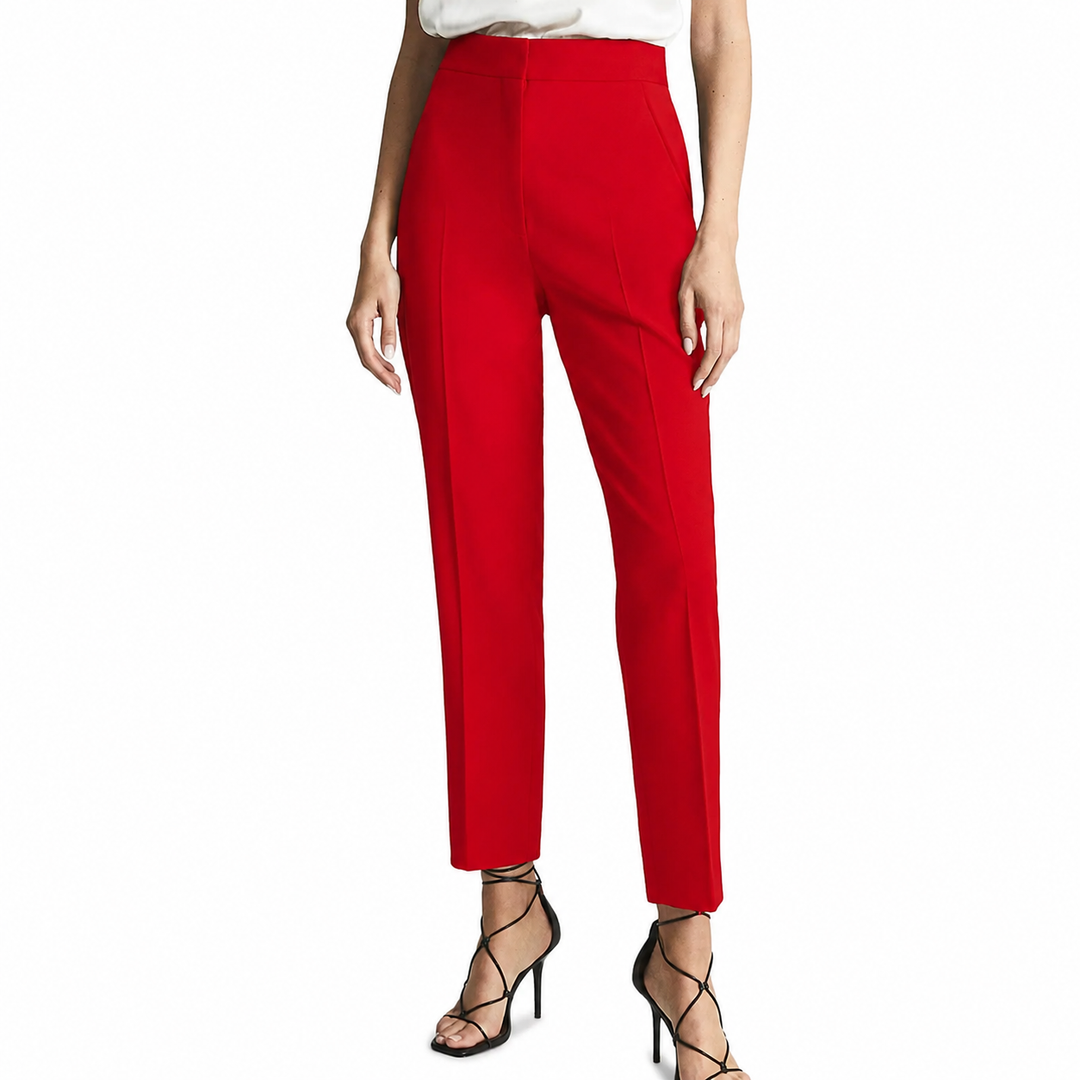 Camille Cigarette Pant - Red