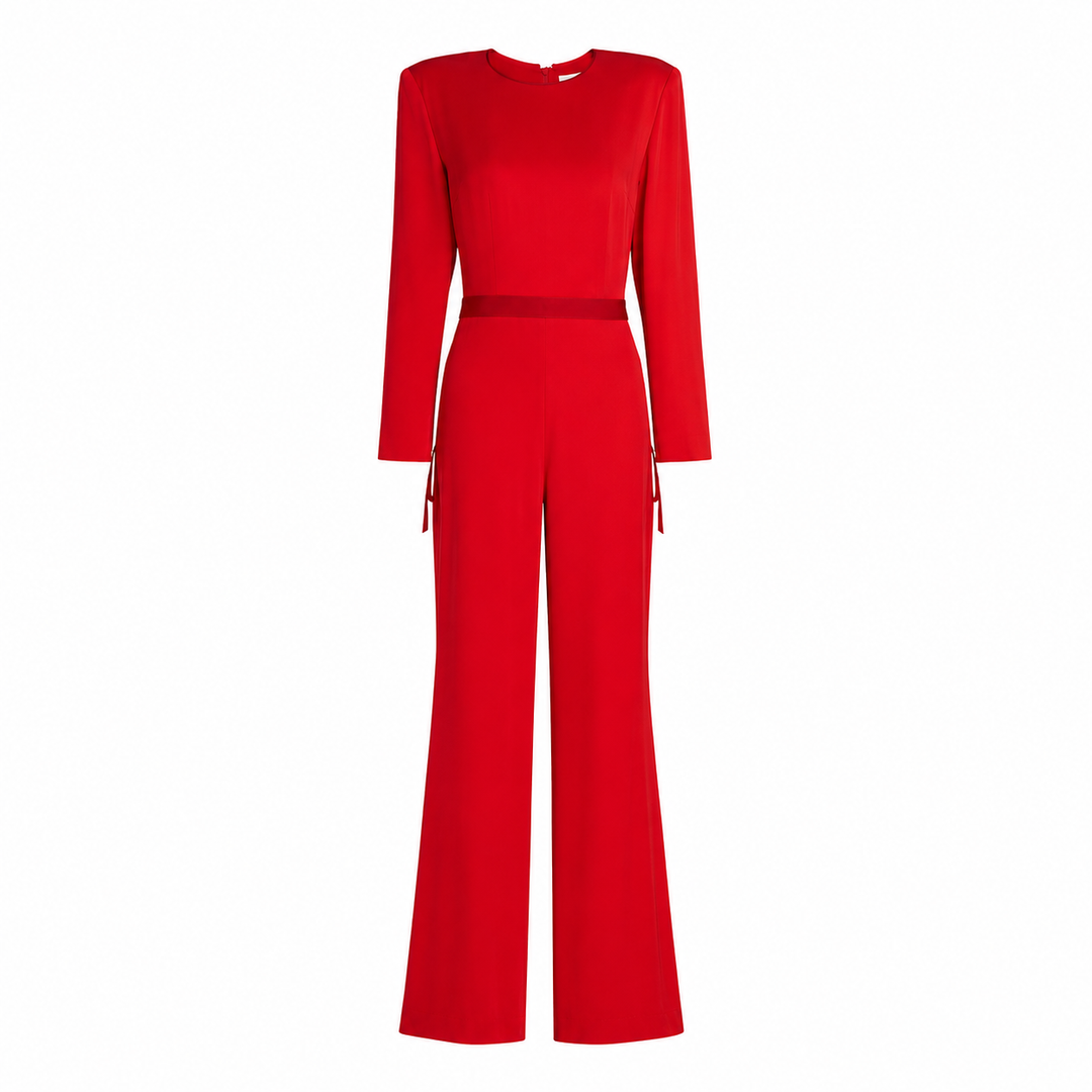 Lana Jumpsuit - Haute Red