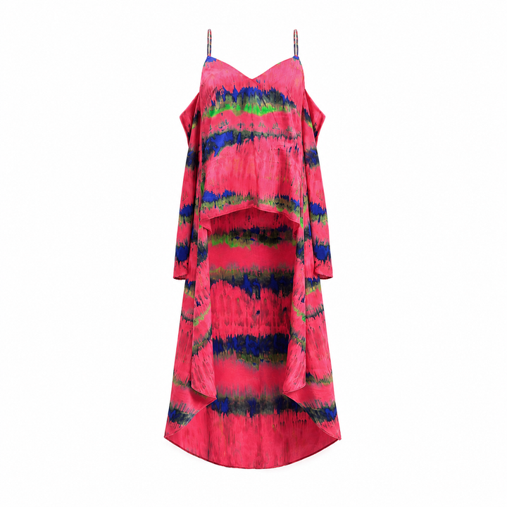 Silk Tie Dyed Top