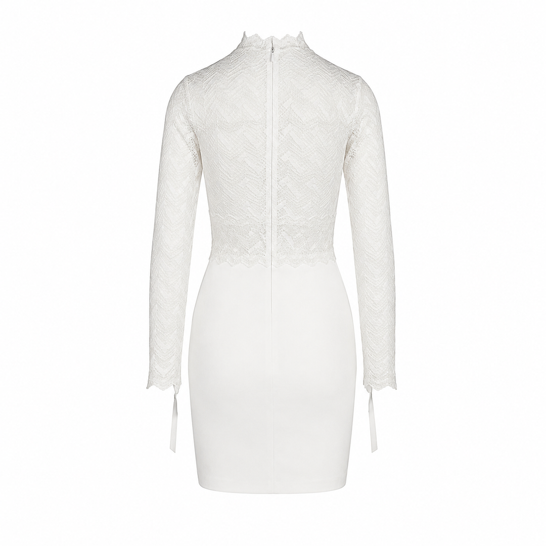 Dalia Dress-Egret