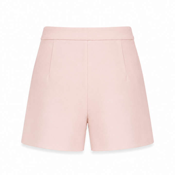 Malak Gold Snap Short - Pale Blush