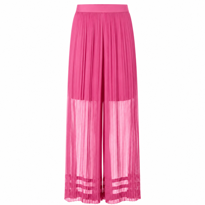 Maryam Pleated Pant - Hot Pink
