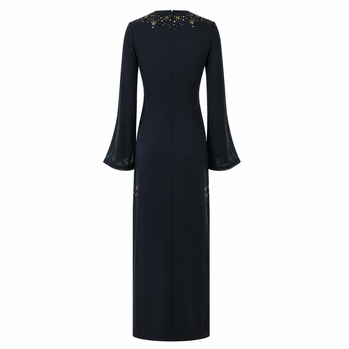 Embellished Kaftan with Belt