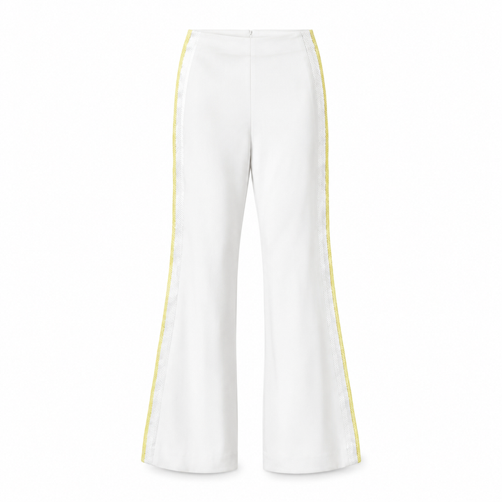 Wide Leg Trouser with Side Stripes