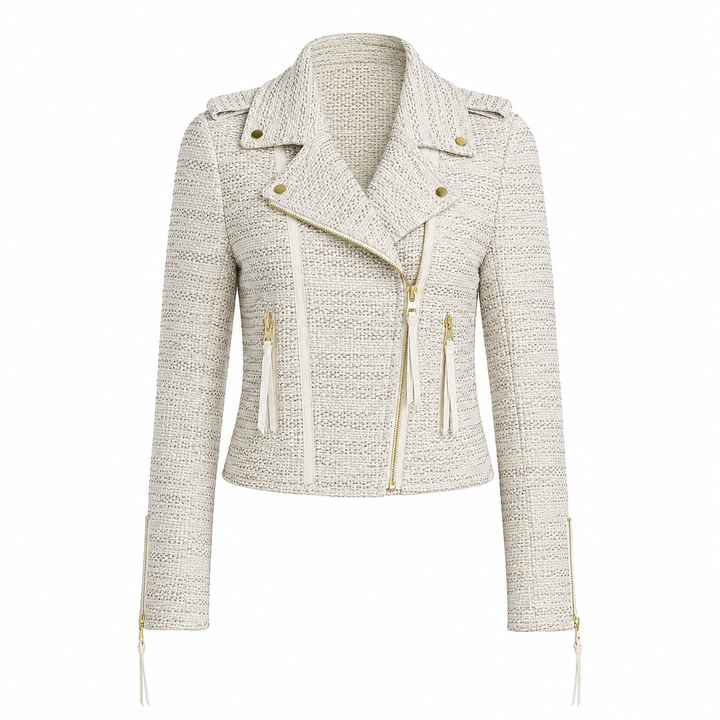 Samia Biker Jacket - Gold