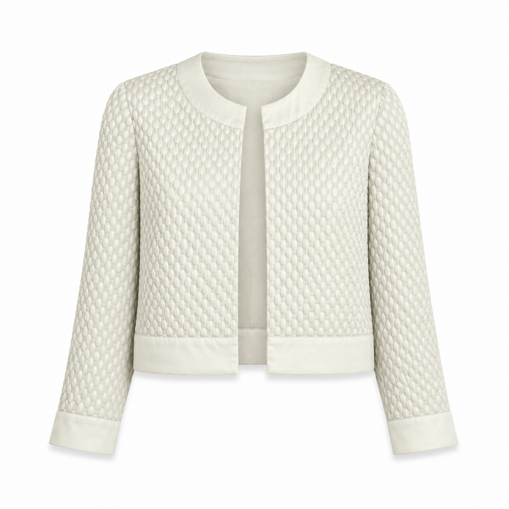 Farah Embroidered Jacket - Cream