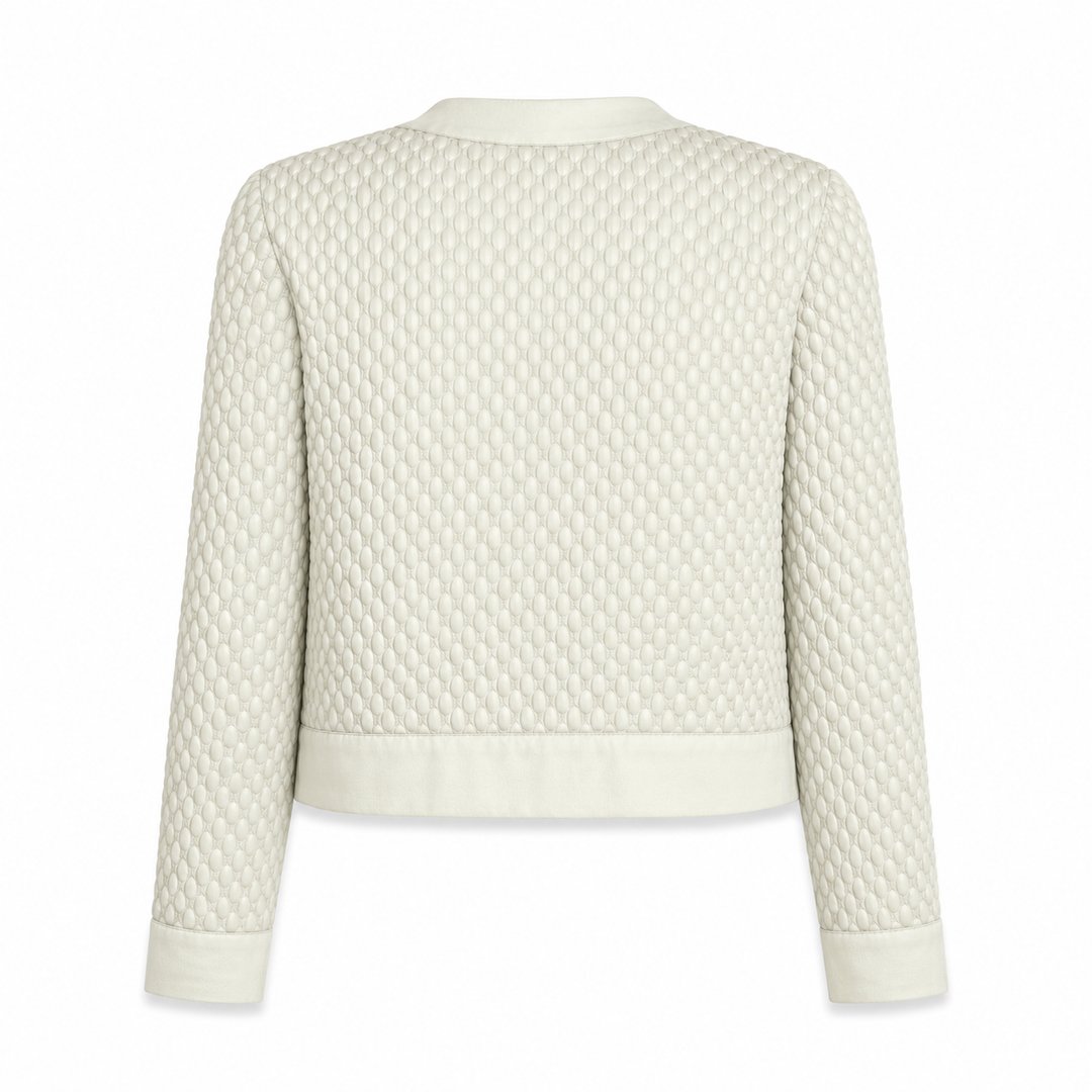 Farah Embroidered Jacket - Cream