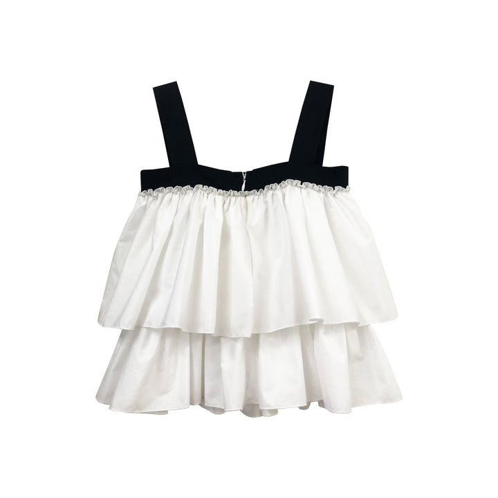 Girl's Sleeveless Ruffle Top