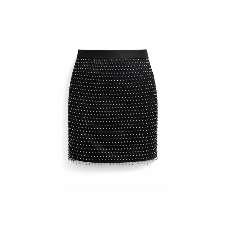 Embellished Mini Skirt - Meteorite
