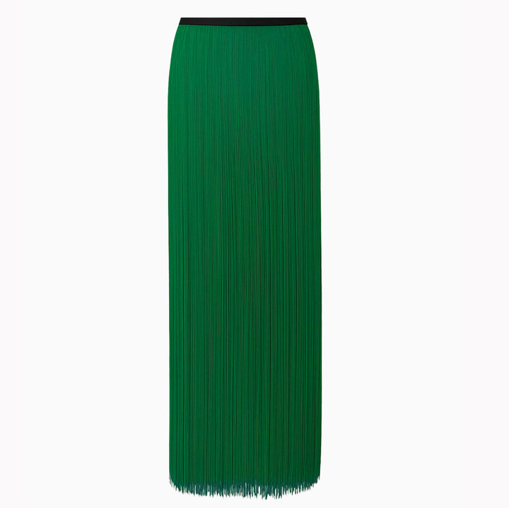 Silk Fringe Skirt