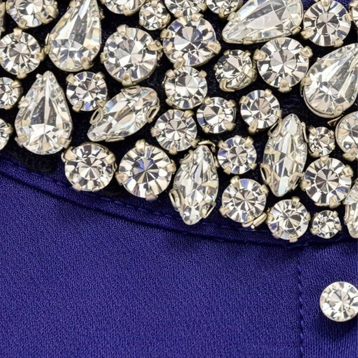 Embellished Silk-Satin Kaftan