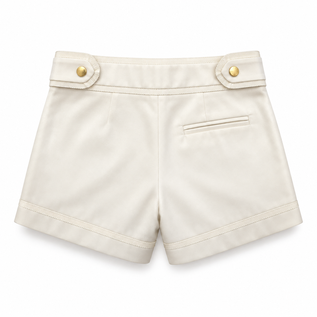 Girls Nour Shorts - Egret
