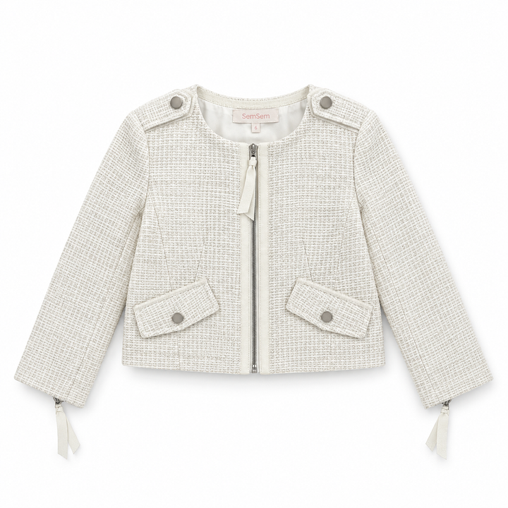 Girls Samia Jacket - Cream