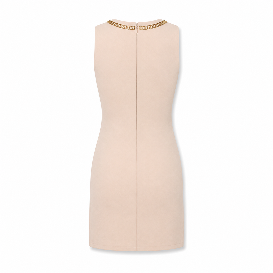 Layla Mini Dress - Pale Blush
