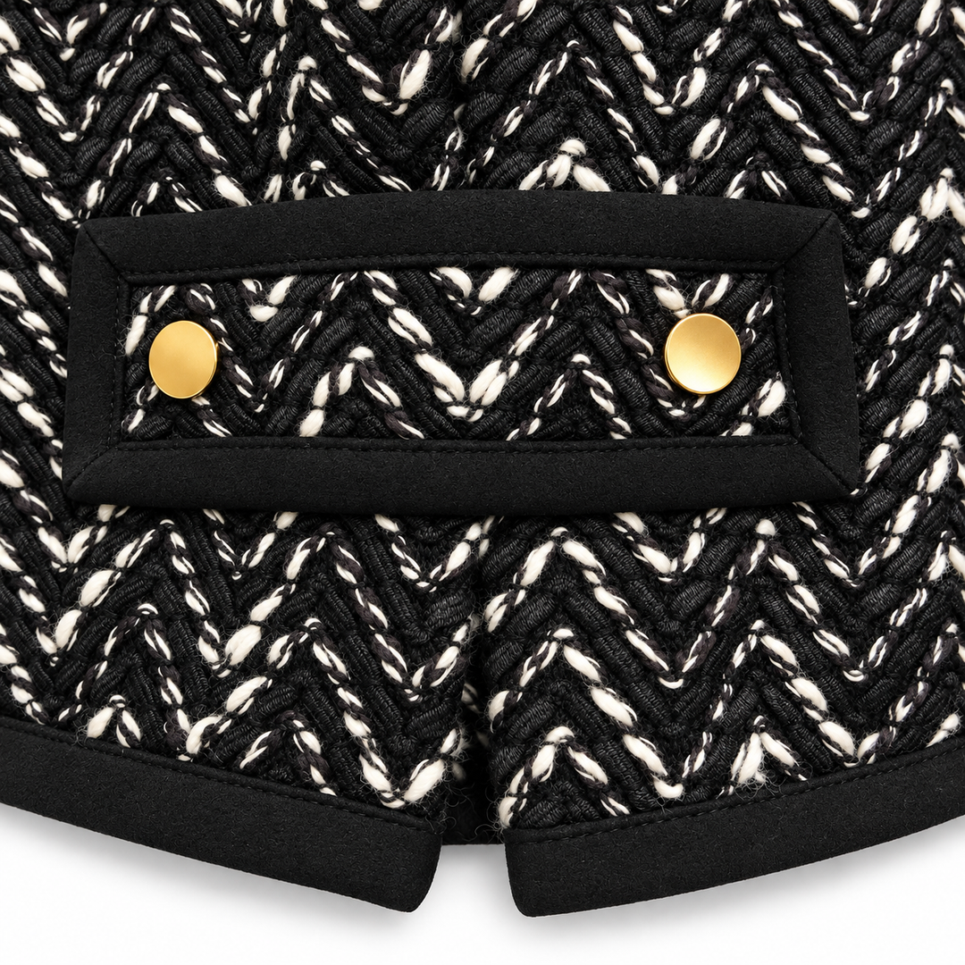 Girls Sameera Cape Jacket - Black