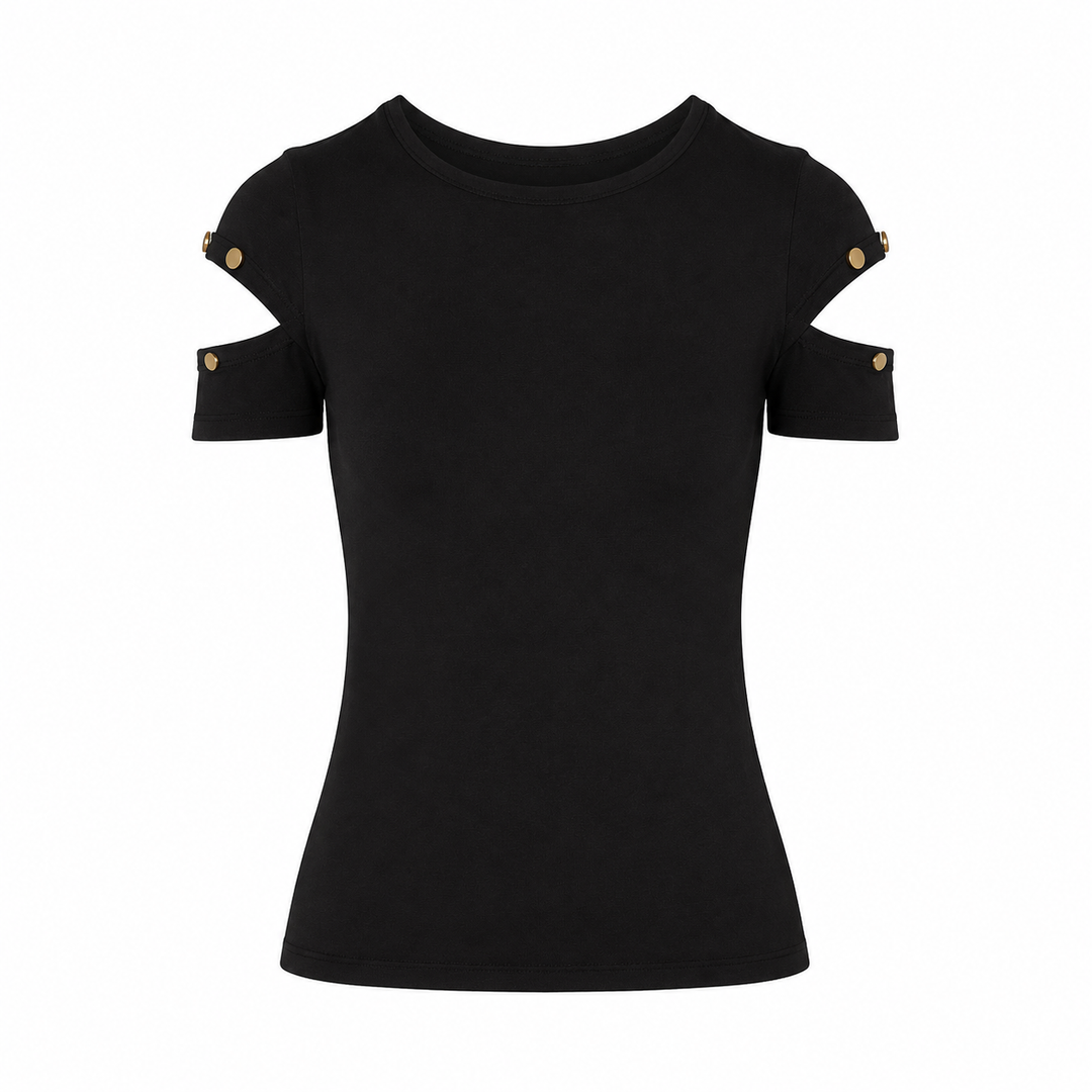 Malak Gold Snap Top - Meterorite