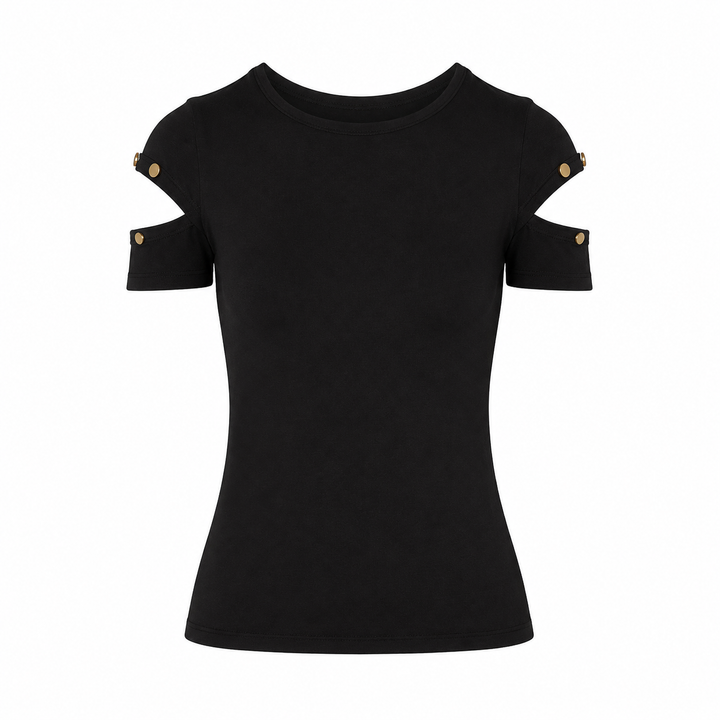 Malak Gold Snap Top - Meterorite