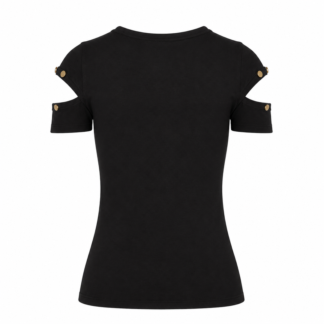 Malak Gold Snap Top - Meterorite