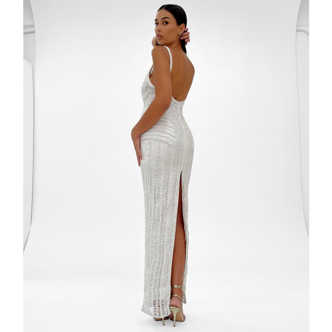 Macramé Maxi Dress