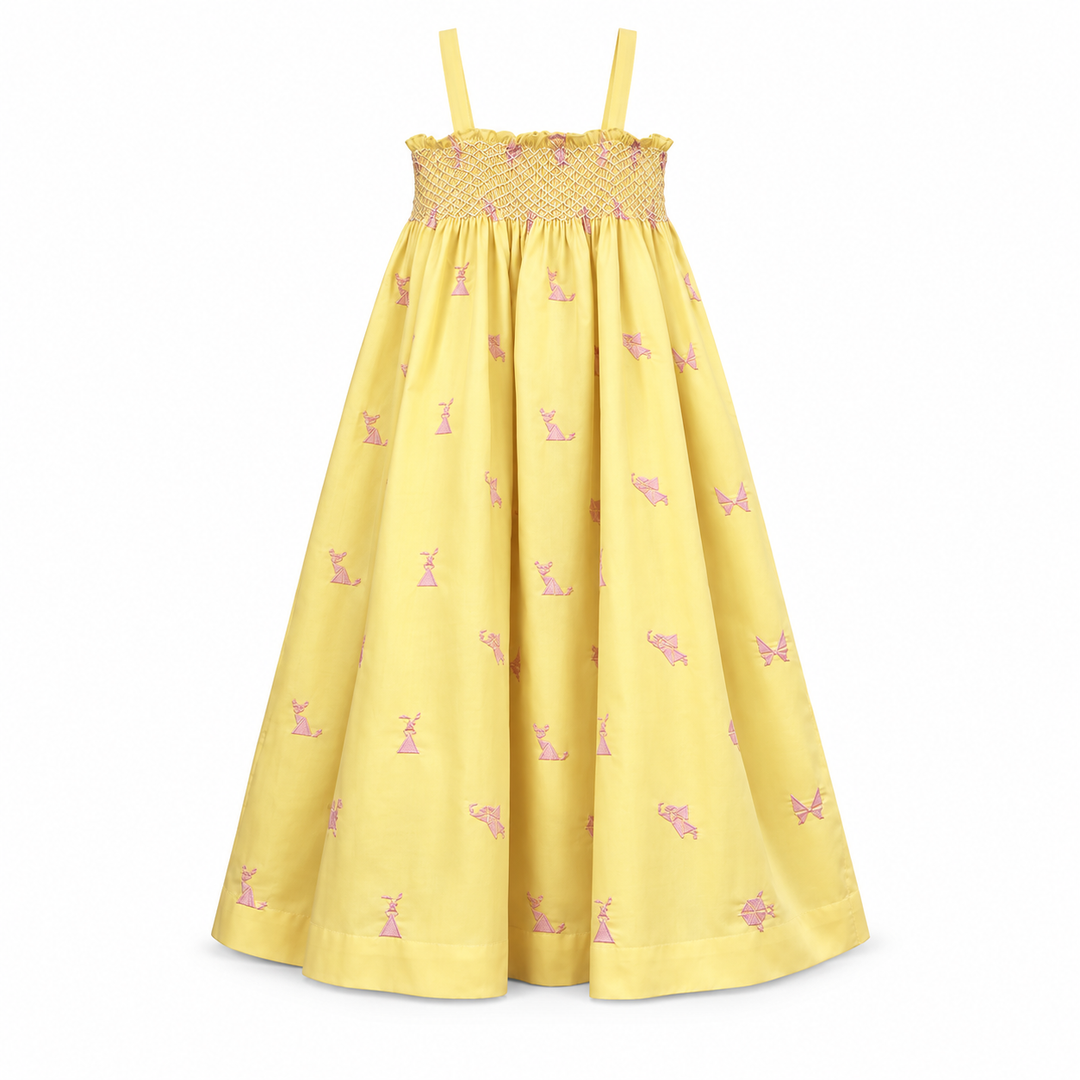 Girls Meera Dress- Yarrow