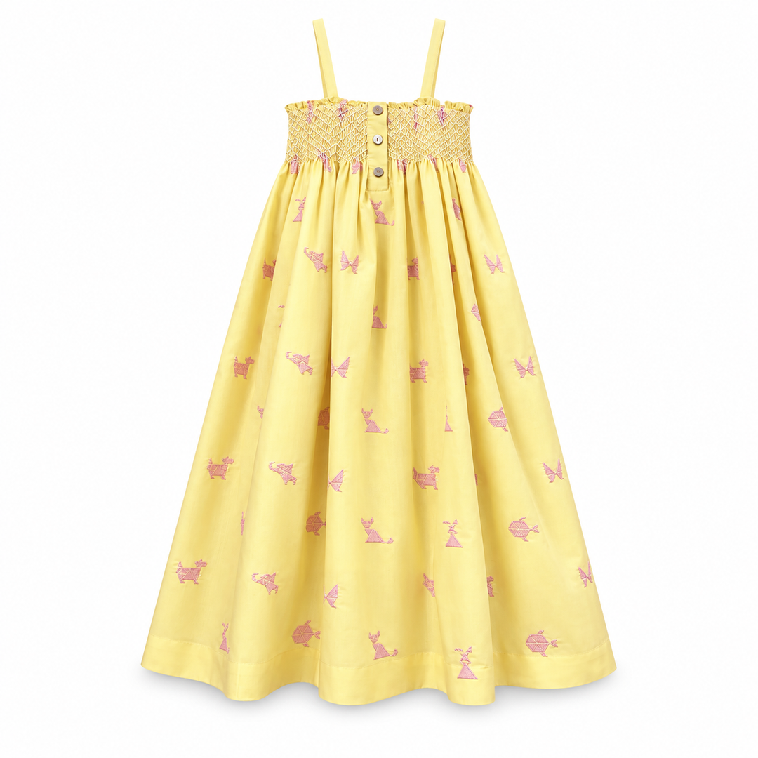 Girls Meera Dress- Yarrow