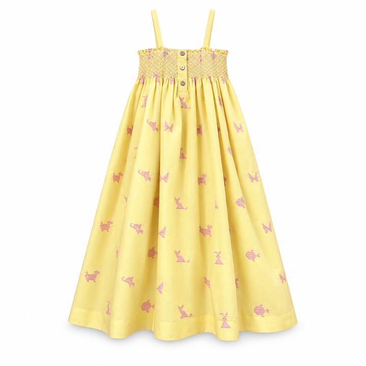 Girls Meera Dress- Yarrow